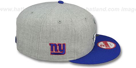 New York NY Giants SUPER BOWL XLVI SNAPBACK Grey-Royal Hat