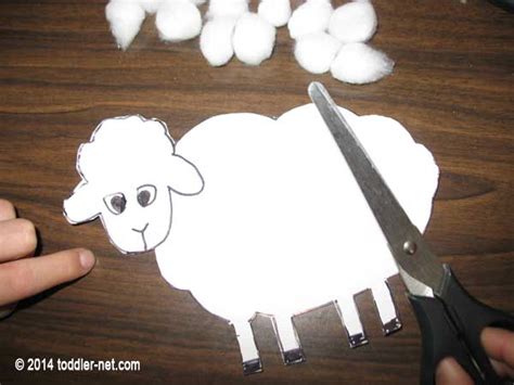 Printable Cut Out Sheep Template