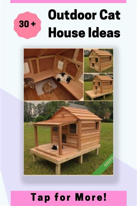 30+ Outdoor Cat House Ideas. Some with heat for the cold winter weather. Tap to See All 30 ...