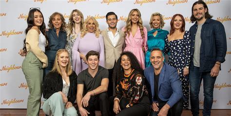 Neighbours cast celebrate at finale event after filming wraps