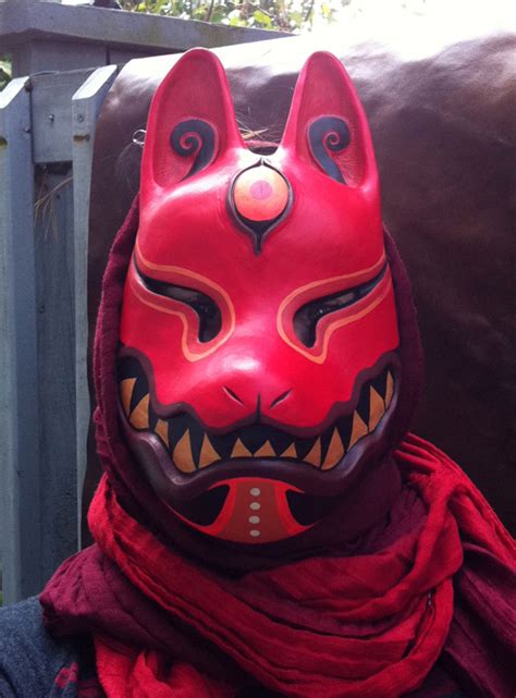 Kitsune mask by missmonster on DeviantArt