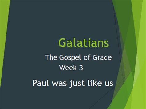 Letter to Galatians#3 | Milford Baptist Church