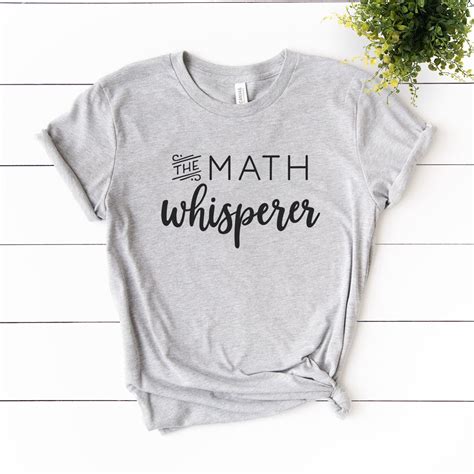 Math Teacher Tshirt Funny Math Shirt Math Whisperer Math | Etsy