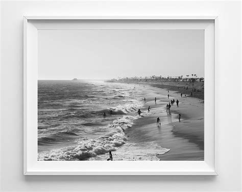 Black and White Beach Photography Prints Set of 4 UNFRAMED - Etsy