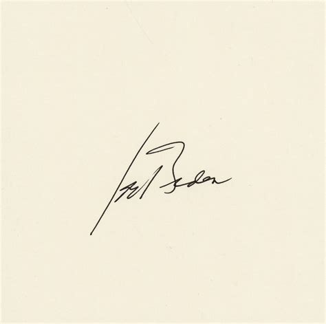 Joe Biden Signature | RR Auction