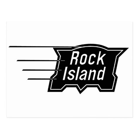 Rock Island Railroad Speed Logo Post Card | Zazzle