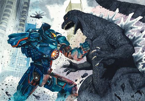 Godzilla VS Gipsy Danger by LoveCrossover on DeviantArt