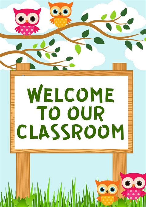 Welcome Design For Classroom