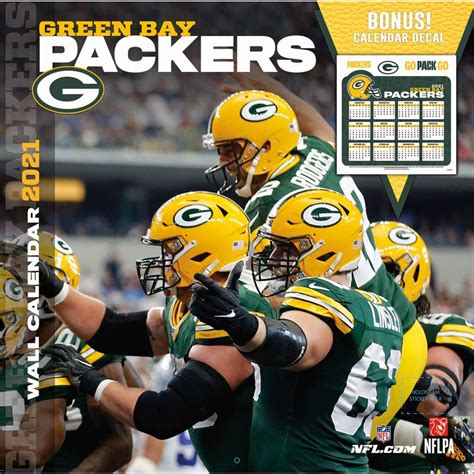 Green Bay Packers 2021 Calendars | Sports-Calendars.com