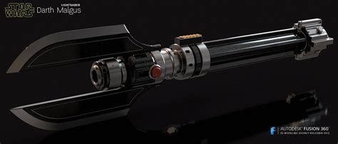 3D Printed Darth Malgus Lightsaber by Sergey Kolesnik | Pinshape