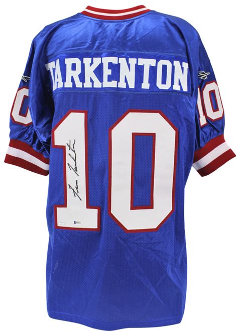 Fran Tarkenton Signed Giants Jersey (Beckett COA) | Pristine Auction