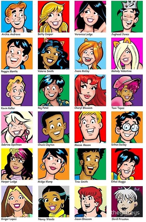 "Archie Comics Yearbook " by thegiltreys | Redbubble