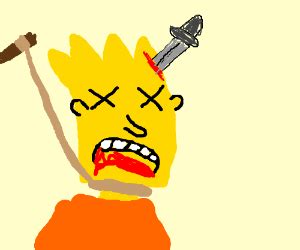 "Dead Bart" episode hoax - Drawception