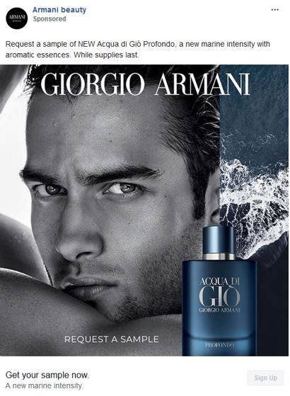 FREE Giorgio Armani Acqua Di Gio Profondo fragrance Sample