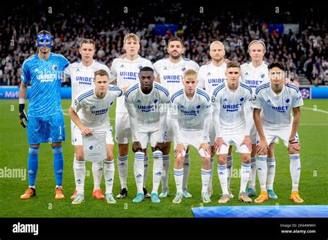 Copenhagen, Denmark. 11th Oct, 2022. The starting-11 of FC Copenhagen ...