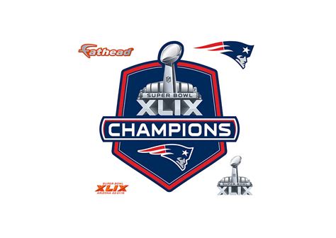 Small New England Patriots Super Bowl XLIX Champions Teammate Logo ...