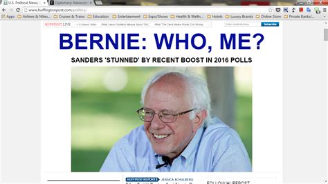 Huffington Post Politics Front Page : r/SandersForPresident