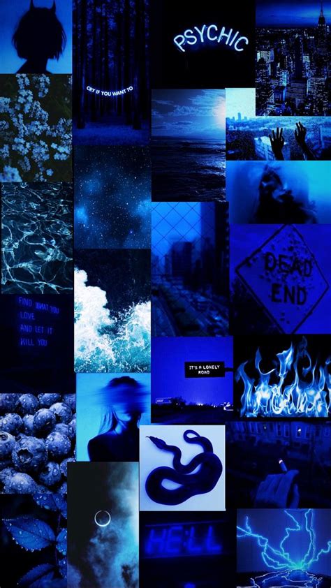 blue aesthetic🌊🖤 | Cool blue wallpaper, Black and blue wallpaper, Blue ...