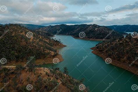 Aerial of Lake Piru, California Stock Photo - Image of tranquility ...