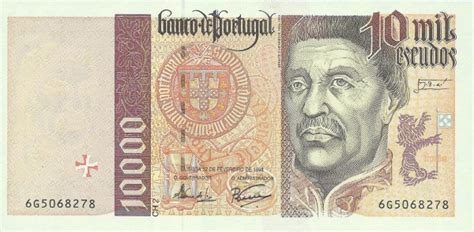 Portugal 10,000 Escudos - Foreign Currency