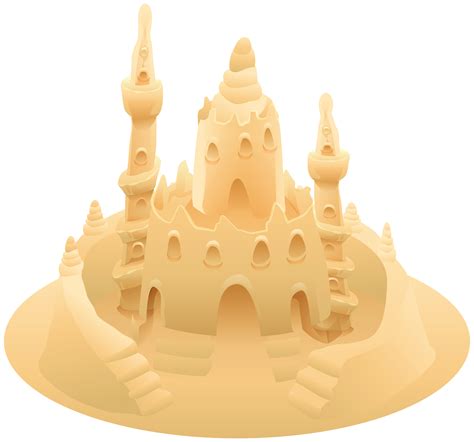 Beach Sand Castle Transparent PNG Image | Gallery Yopriceville - High ...