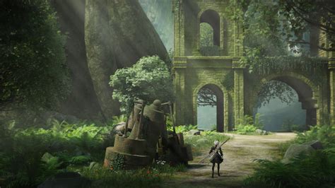 ArtStation - NieR Automata : Forest Kingdom