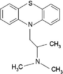 Scheme 1 Structure of promethazine. | Download Scientific Diagram