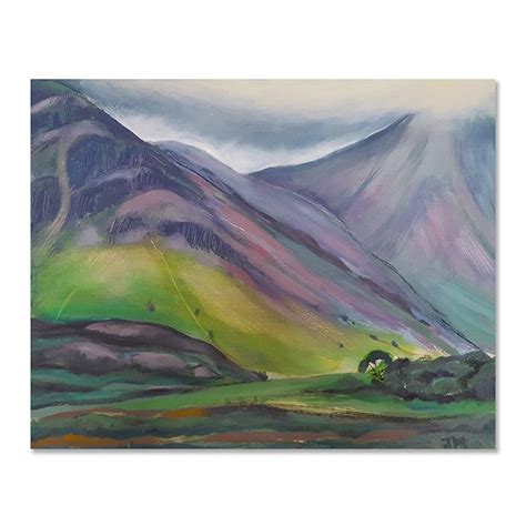 majestic mountains - original art - Jan Morley Art