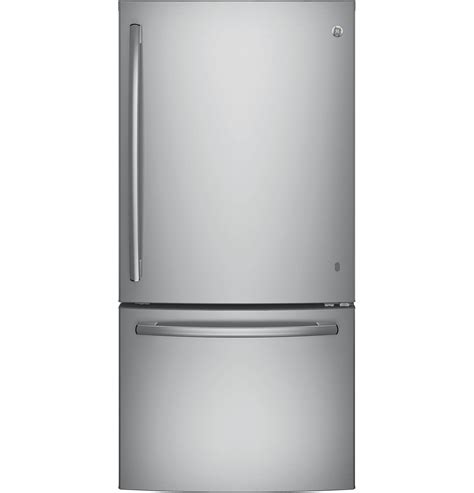 GE Appliances GDE25ESKSS 25 cu. ft. Bottom Freezer Refrigerator - Stainless Steel | Shop Your ...