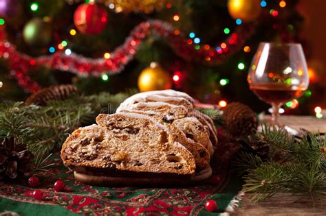 Traditional Dresdner German Christmas Cake Stollen with Raising ...