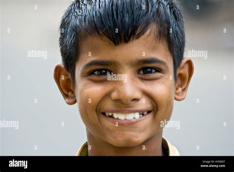 Smiling Indian Boy in Chennai South India Stock Photo - Alamy