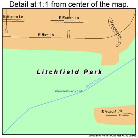 Litchfield Park Arizona Street Map 0441330