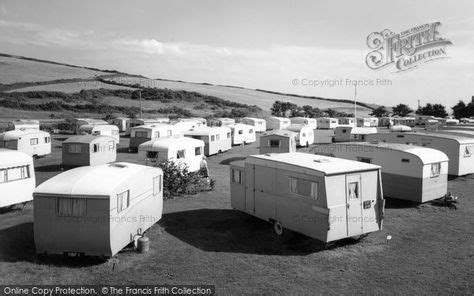 Charmouth, Seadown Caravan Park c.1965, from Francis Frith | Vintage caravans, Caravan, Caravans