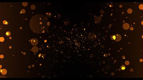 Bokeh overlay particles | Sparkling bokeh particles | Golden particle ...