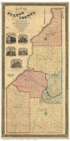 Map Of Middle Georgia | secretmuseum