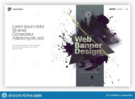 Web Page Design Templates, Welcome Screen, Banner Concepts for Website ...