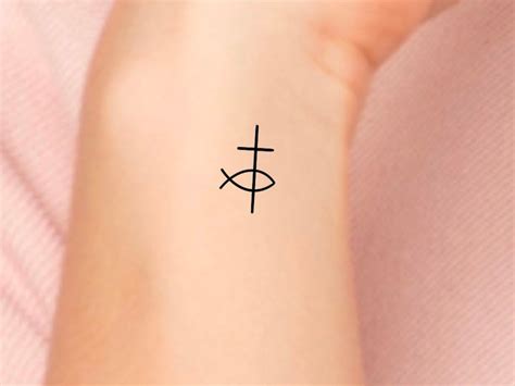 Satanic Cross Tattoo