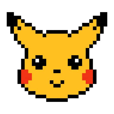 pikachu pixel art. 90s cartoon character 24649100 Vector Art at Vecteezy