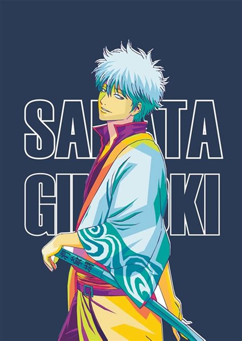 Sakata Gintoki Gintama WPAP posters & prints by Wlfgngrimmer - Printler