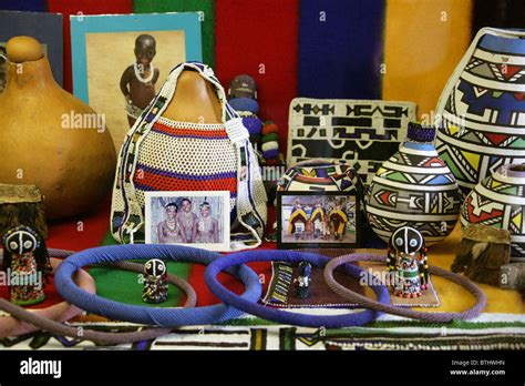 Ndebele Artifacts in the Museum, Botshabelo Historical Village, South ...