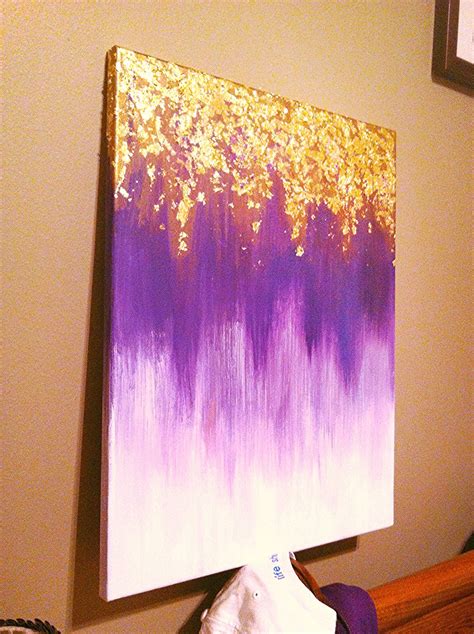 DIY High End Wall Art- Dry brush ombré painting. Start with it dark at ...