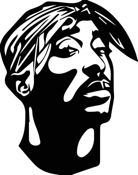 2PAC SVG Cutting Files Tupac Digital Clip Art Tupac Shakur | Etsy