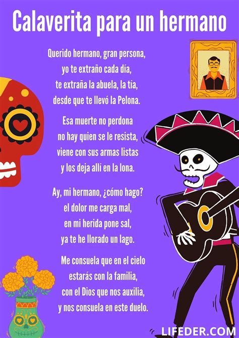 20 calaveritas literarias cortas para niños y maestros (con imágenes)