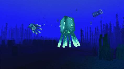 Minecraft Glow Squid And Glow Ink - How To Find, Craft Glow Item Frame