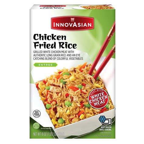 InnovAsian Chicken Fried Rice Frozen Asian Meal, 18 oz - Walmart.com ...