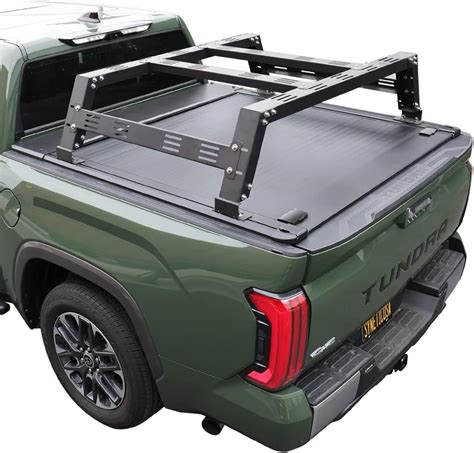 Syneticusa Retractable Hard Tonneau Cover Fits 2022-2023 Toyota Tundra 6'6" Truck Bed with ...