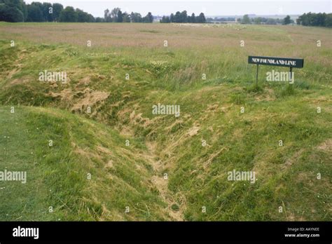 First World War Battle of the Somme trenches at Beaumont Hamel Stock Photo: 4155885 - Alamy