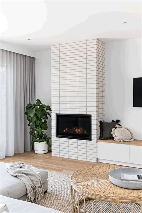 Beach-side Oasis Meets Inner City with Escea Gas Fireplace | Home fireplace, Minimalist home ...