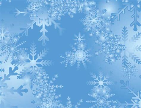 Blue Snowflake Quality Backgrounds For Powerpoint Templates Within Snow ...