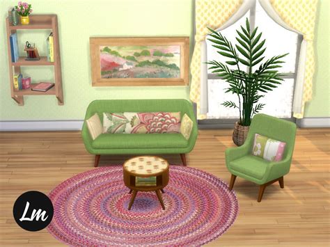 Sims 4 — Four Seasons living room by Lucy_Muni — Living room with swatches to suit every season ...